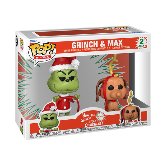 POP! Books: HTGSC- Grinch w/ Max 2PK