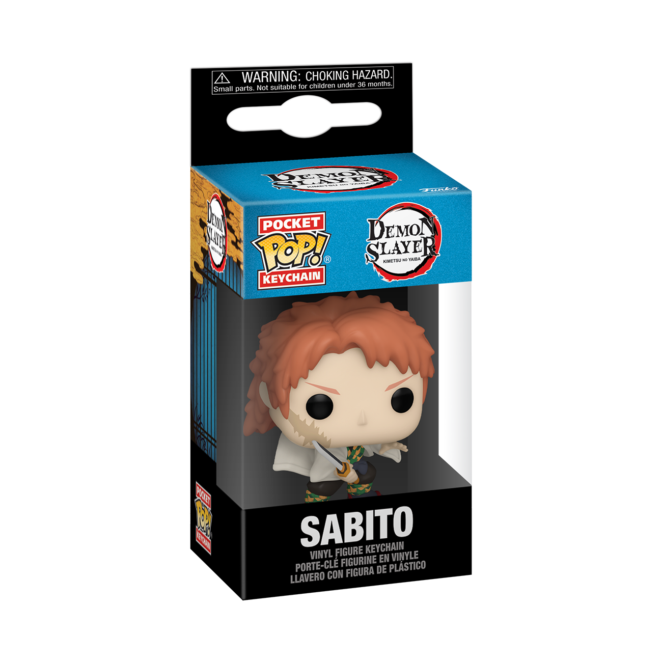 POP! Keychain: Demon Slayer - Sabito (No Mask)