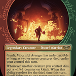 Gimli, Mournful Avenger (LTR-323) - The Lord of the Rings: Tales of Middle-earth: (Showcase) (Borderless)
