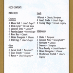 Matt Linde Decklist (WCD-) - World Championship Decks 1999