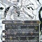 The Eternal Wanderer (ONE-422) - Phyrexia: All Will Be One: (Showcase) (Borderless) Foil