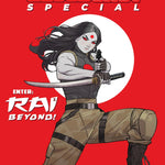 Comic book cover for Valiant Beyond: Bloodshot Special Variant RI featuring Ortiz full art, issue 15, published by Penguin Random House.