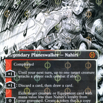 Nahiri, the Unforgiving (ONE-471) - Phyrexia: All Will Be One: (Showcase) (Borderless) Foil