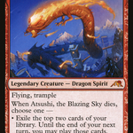 Atsushi, the Blazing Sky (NEO-134) - Kamigawa: Neon Dynasty