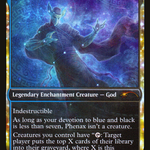 Phenax, God of Deception (SLD-075) - Secret Lair Drop: (enchantment, Showcase) Foil