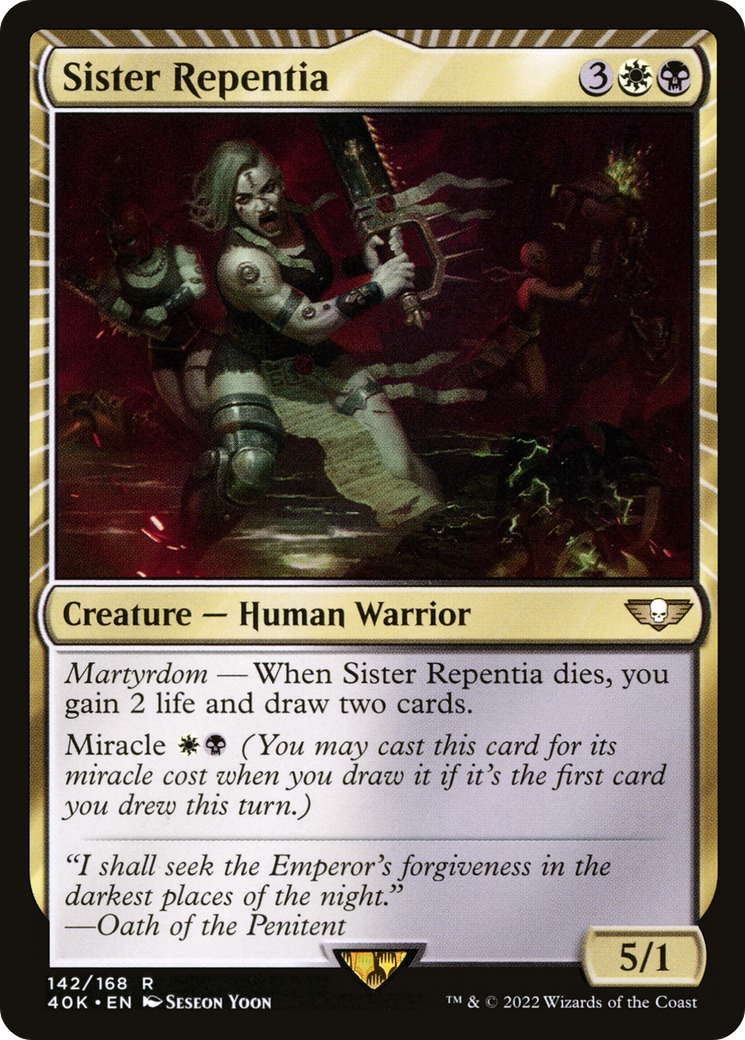 Sister Repentia (40K-142) - Warhammer 40,000 Commander