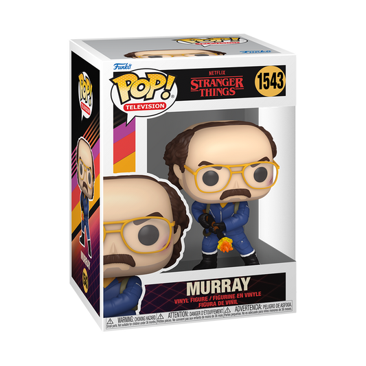 POP! TV: Stranger Things S4- Murray with flamethrower