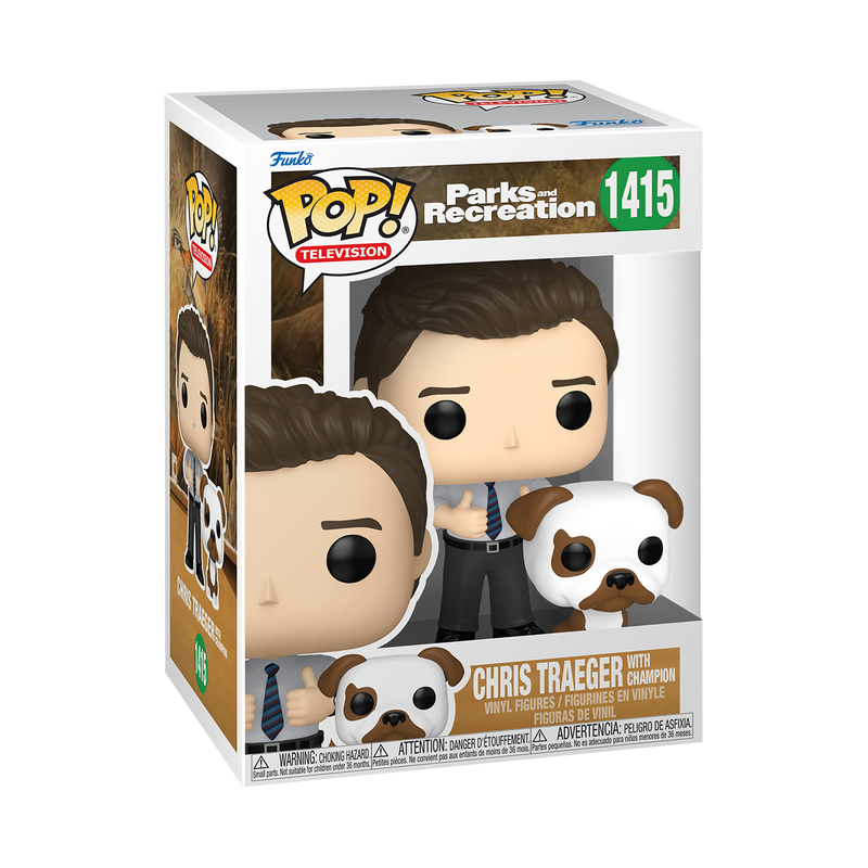 (PRE-ORDER) POP! & Buddy: Parks & Rec - Chris & Champion by THE MIGHTY HOBBY SHOP