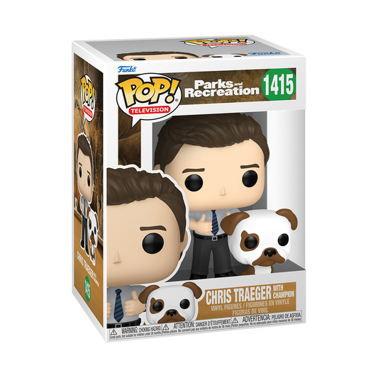 (PRE-ORDER) POP! & Buddy: Parks & Rec - Chris & Champion