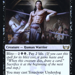 Tenacious Underdog (PRE-97S) - Streets of New Capenna Promos Foil