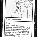 Witty Demon (CMB1-050) - Mystery Booster Playtest Cards 2021