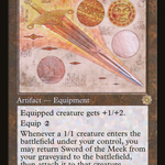 Sword of the Meek (BRR-122) - The Brothers' War Retro Artifacts: (tombstone)
