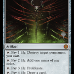 Staff of Compleation (PPONE-242P) - Phyrexia: All Will Be One Promos