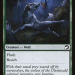 Bounding Wolf (MID-170) - Innistrad: Midnight Hunt