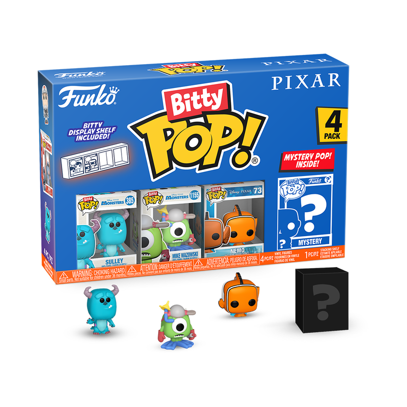 Bitty Pop! Pixar 4-Pack by THE MIGHTY HOBBY SHOP