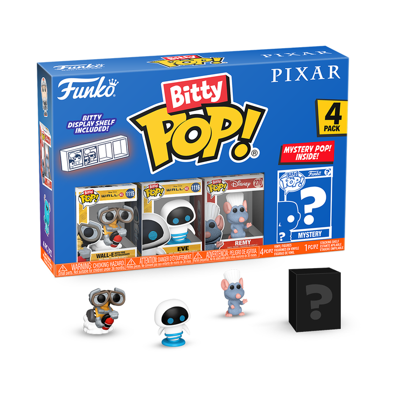 Bitty Pop! Pixar 4-Pack by THE MIGHTY HOBBY SHOP