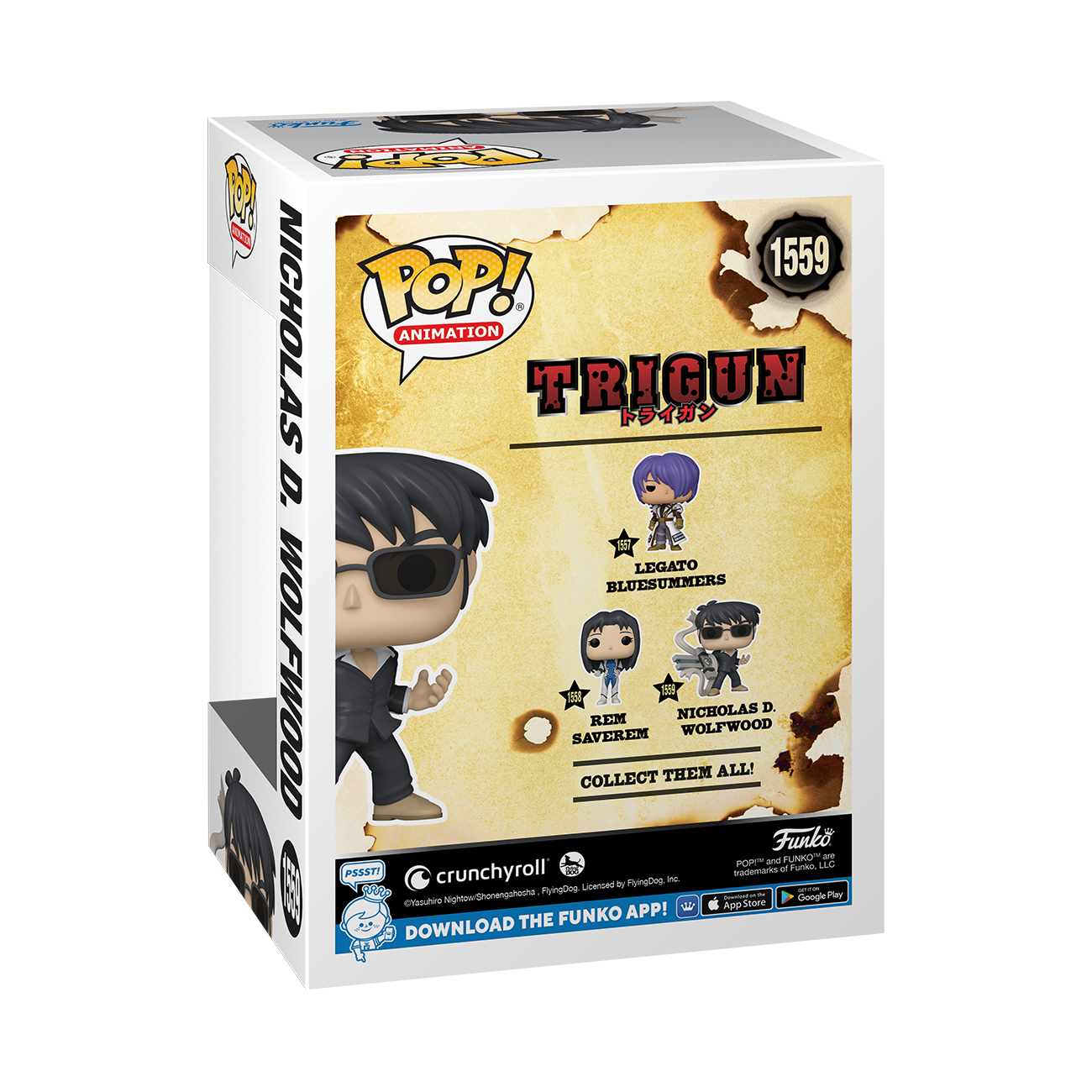 POP! Animation: Trigun- NW w/Punisher by THE MIGHTY HOBBY SHOP