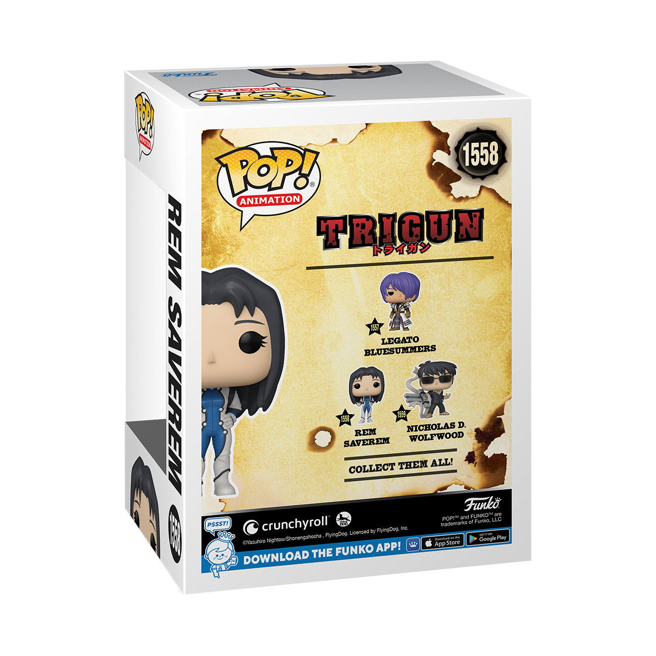 POP! Animation: Trigun- Rem Saverem by THE MIGHTY HOBBY SHOP