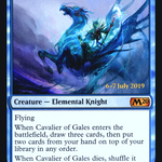 Cavalier of Gales (PRE-52S) - Core Set 2020 Promos Foil