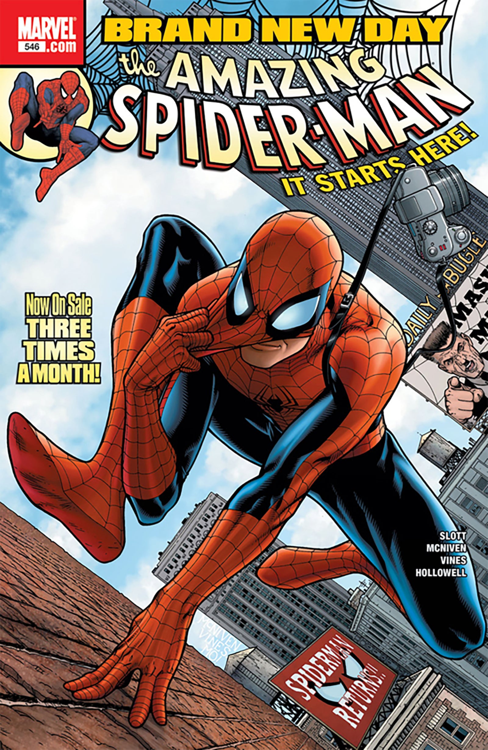 AMAZING SPIDER-MAN #546 FACSIMILE EDITION POSTER by Penguin Random House