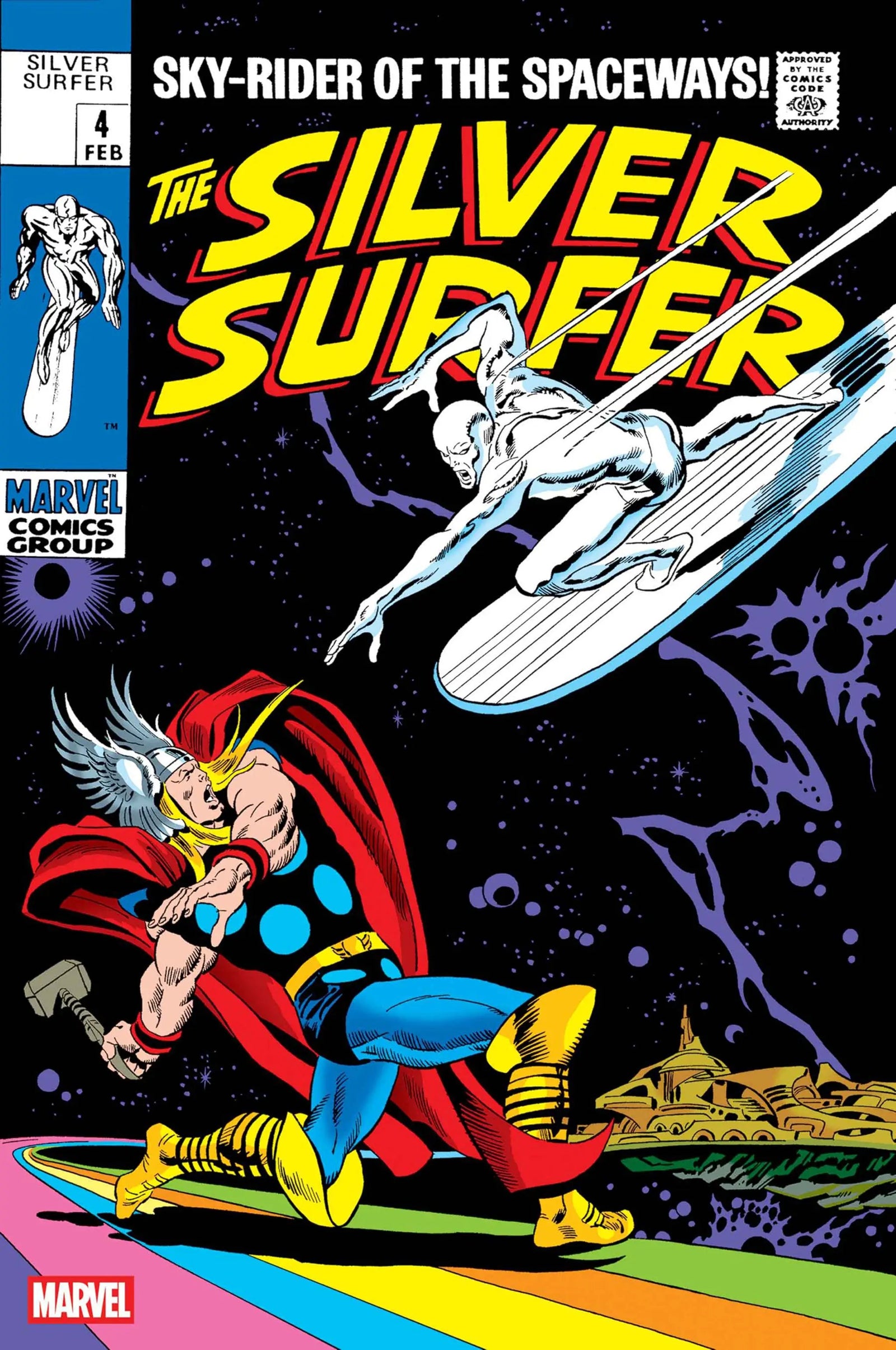 SILVER SURFER #4 FACSIMILE EDITION POSTER by Penguin Random House