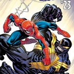 Comic book cover featuring Spider-Man and Venom with Marvel logo