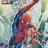 Comic book cover of Amazing Spider-Man #29 Greg Land variant, featuring Spider-Man in dynamic action pose.