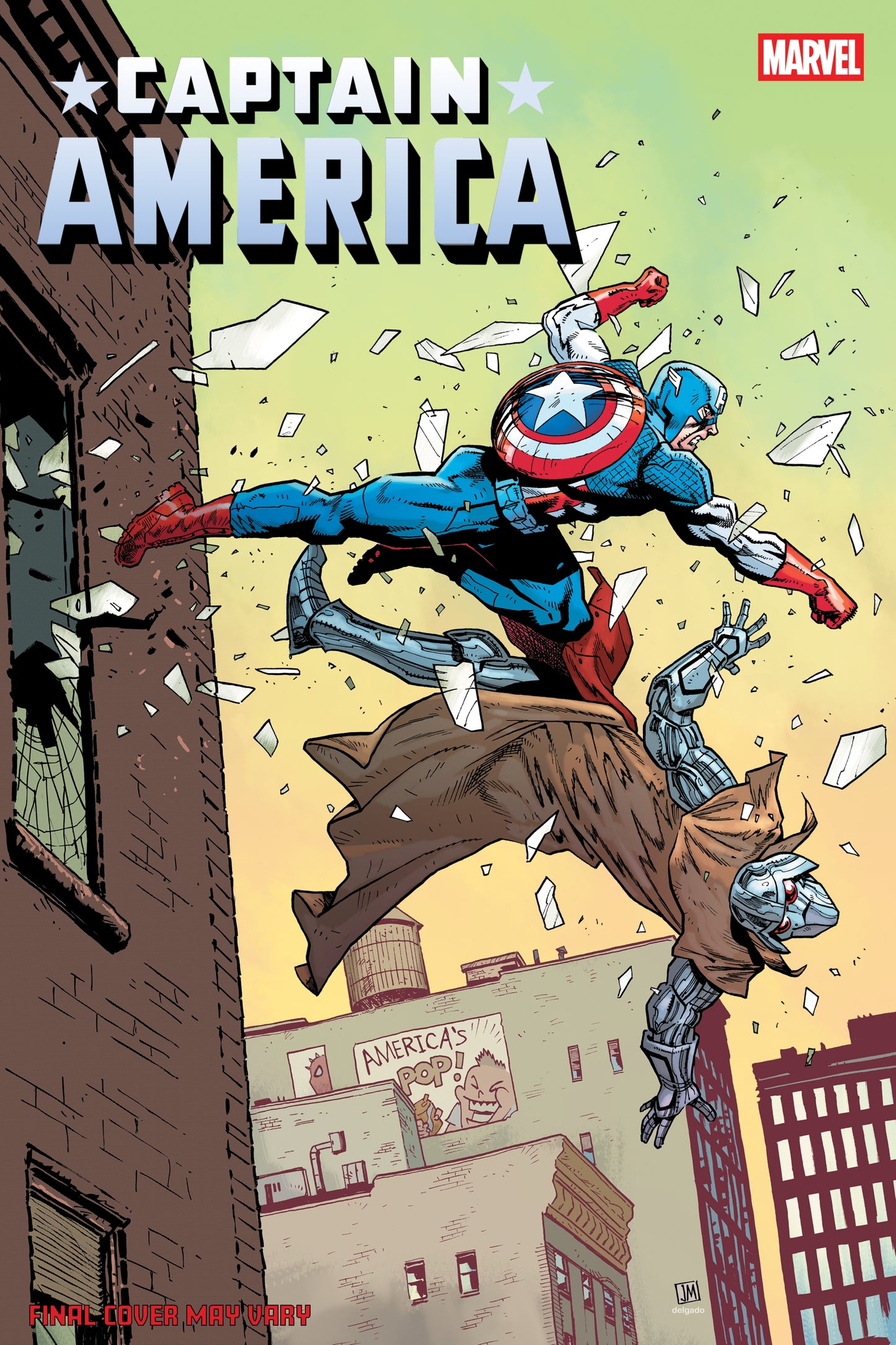 CAPTAIN AMERICA #10 JUSTIN MASON VARIANT[1:25]