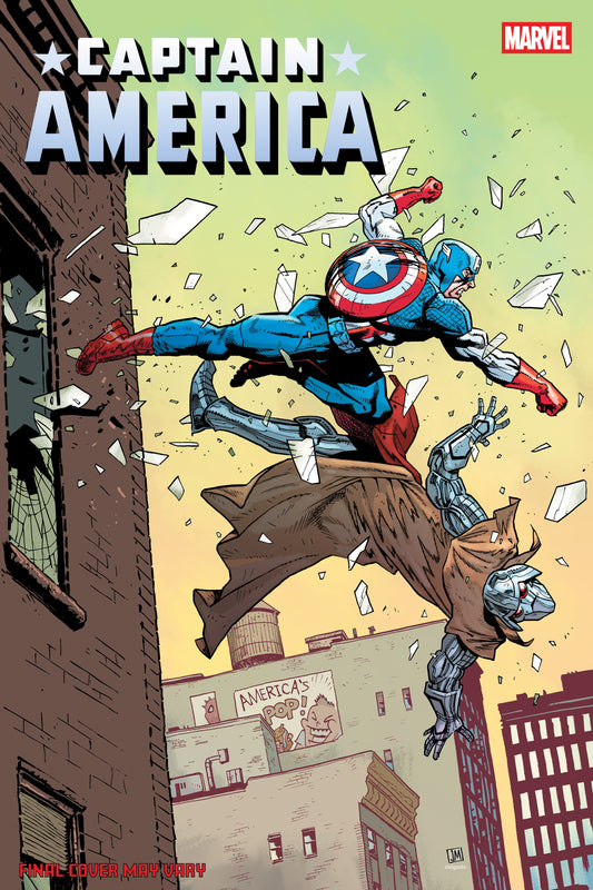 CAPTAIN AMERICA #10 JUSTIN MASON VARIANT[1:25]
