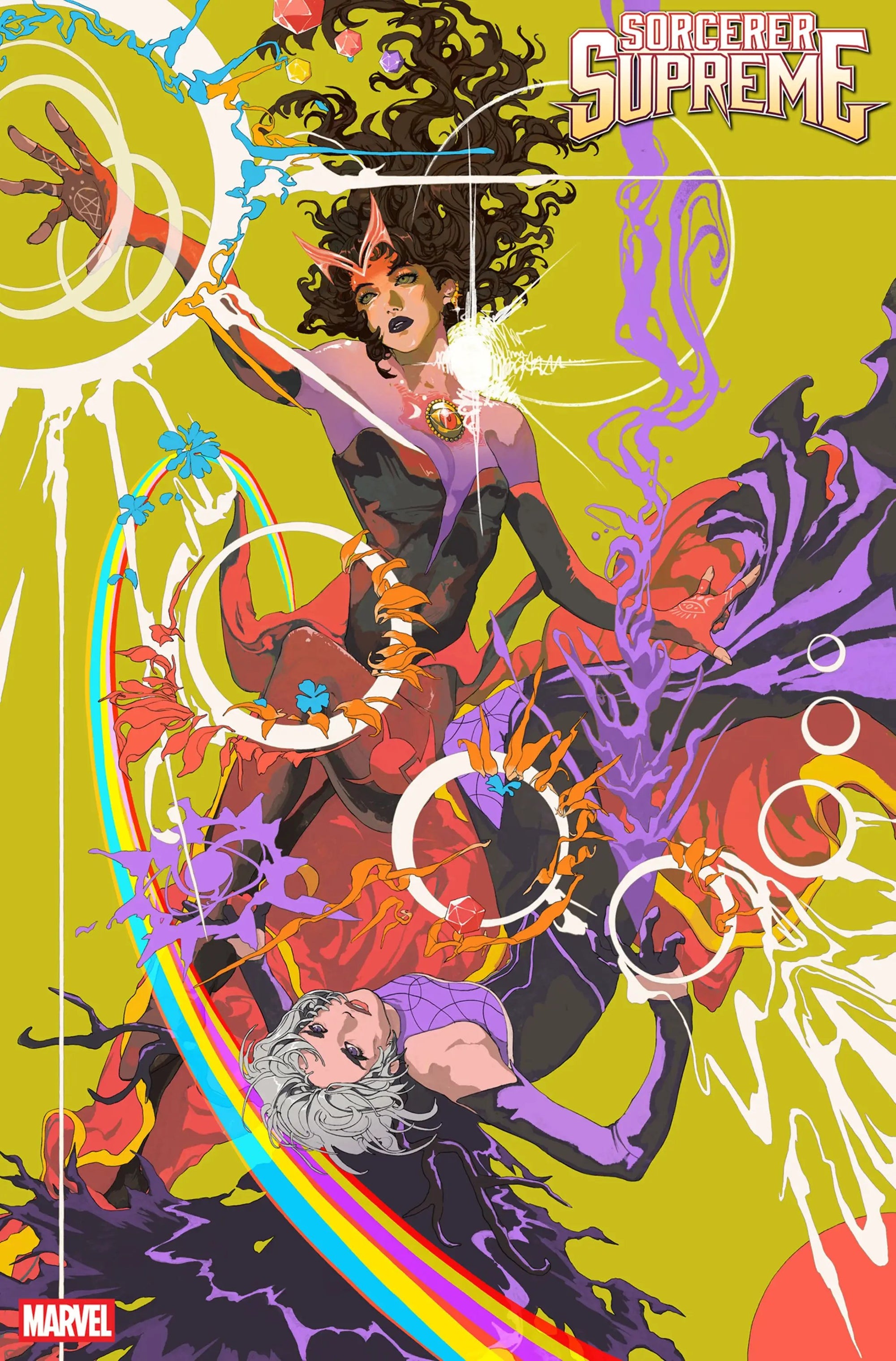 Comic book cover of Sorcerer Supreme #5 Mingyi Gan variant, featuring vibrant superhero artwork from Penguin Random House.