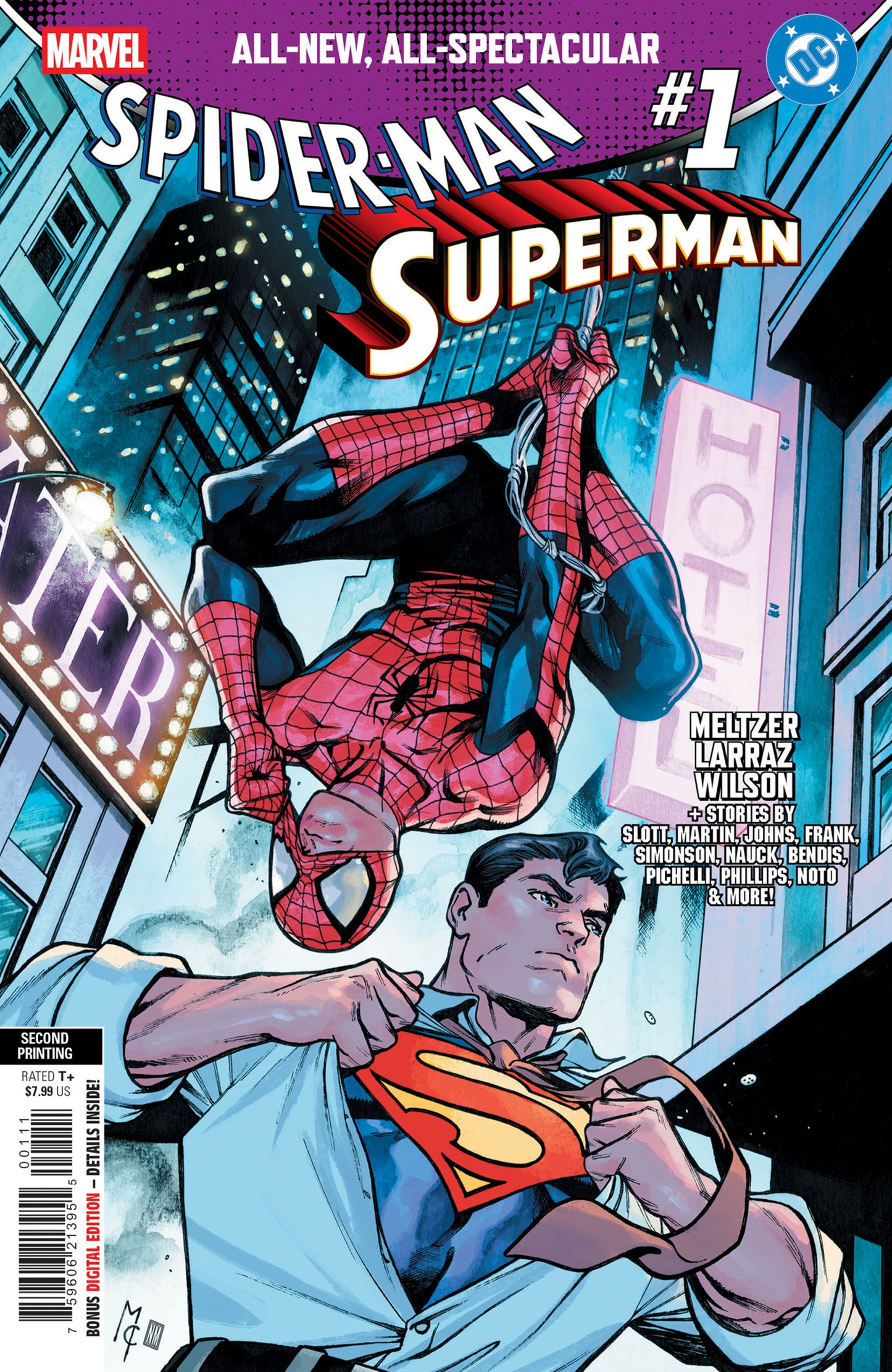 MARVEL/DC: SPIDER-MAN/SUPERMAN #1 2ND PRINTING VARIANT