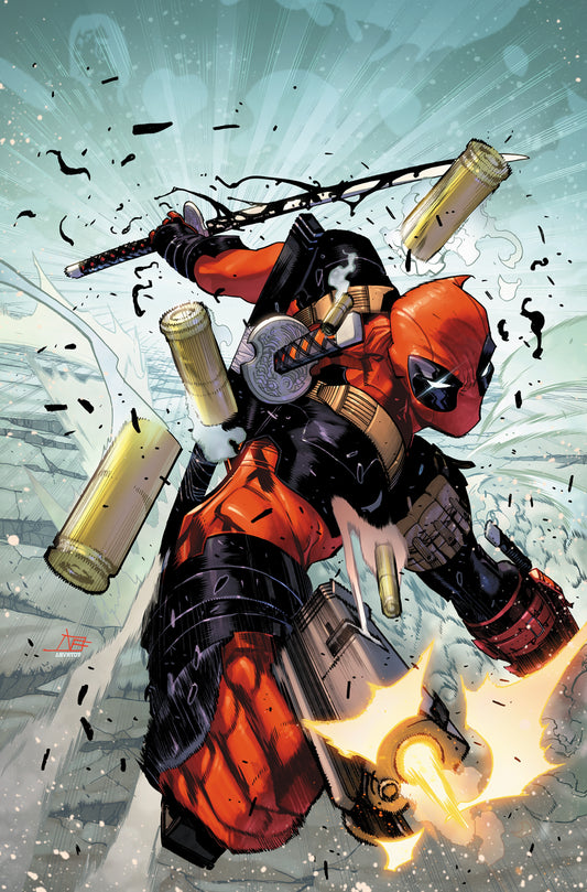 WADE WILSON: DEADPOOL #1 FEDERICO VICENTINI RATIO VIRGIN 2ND PRINTING VARIANT[1:25]