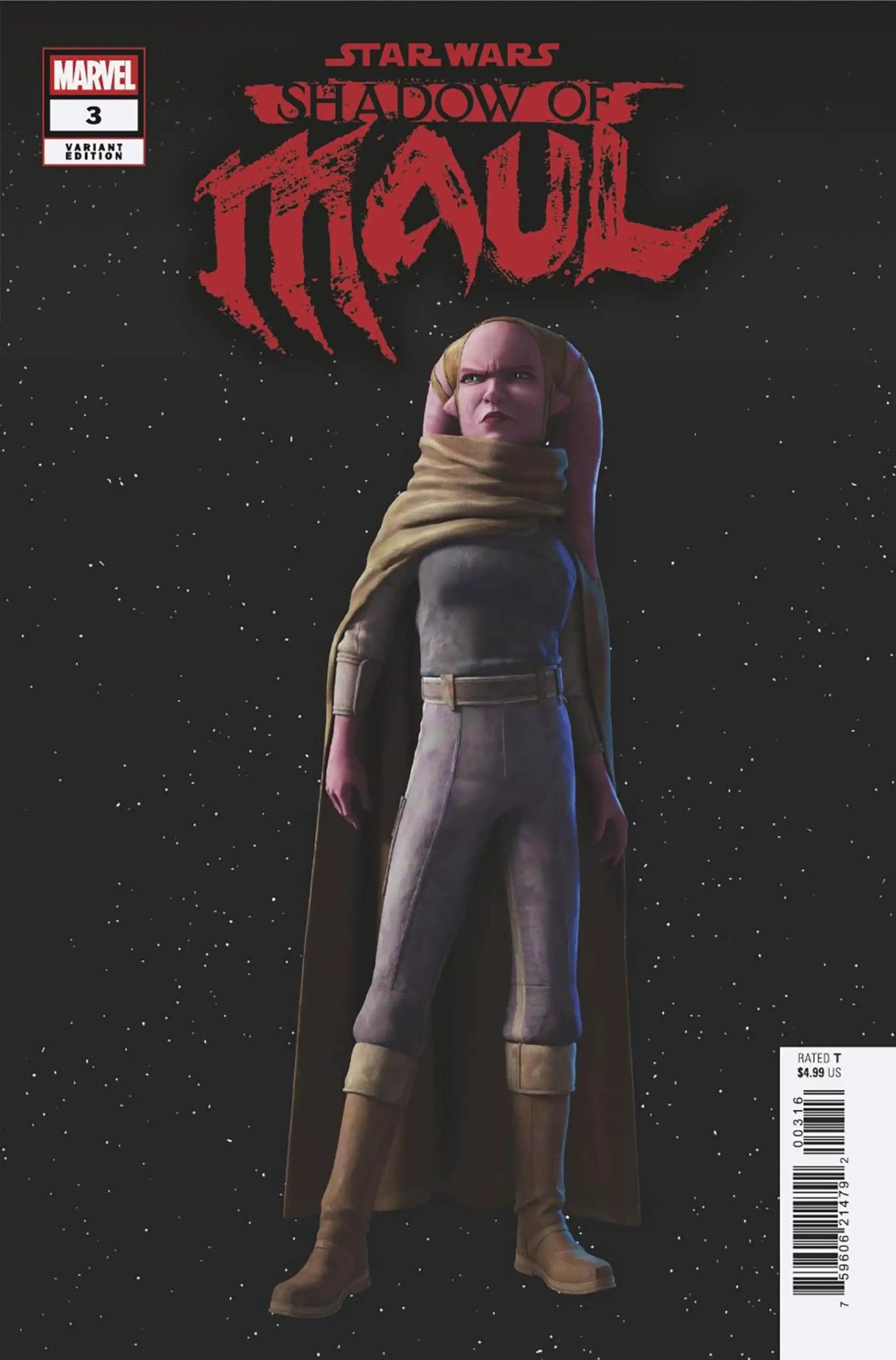 Star Wars: Shadow of Maul #3 photo variant comic book from Penguin Random House, featuring Maul on the cover.