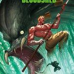 Comic book cover for Predator: Bloodshed #4 variant by Ivan Shavrin, featuring detailed predator artwork and dynamic action scene.