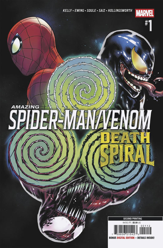 AMAZING SPIDER-MAN/VENOM: DEATH SPIRAL #1 CAFU 2ND PRINTING VARIANT [DS]
