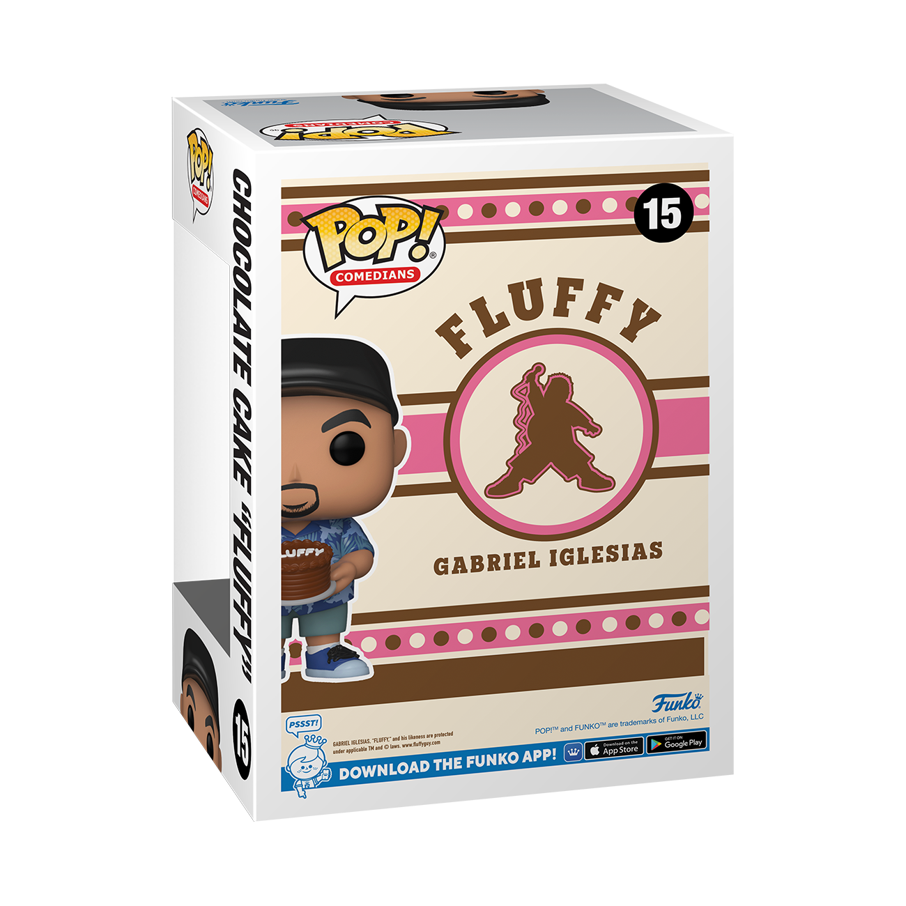 POP! Comedians: Fluffy w/ Cake (SC) (Specialty Series Exclusive) by THE MIGHTY HOBBY SHOP