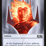 Chandra, Awakened Inferno Emblem (M20-011) - Core Set 2020 Tokens