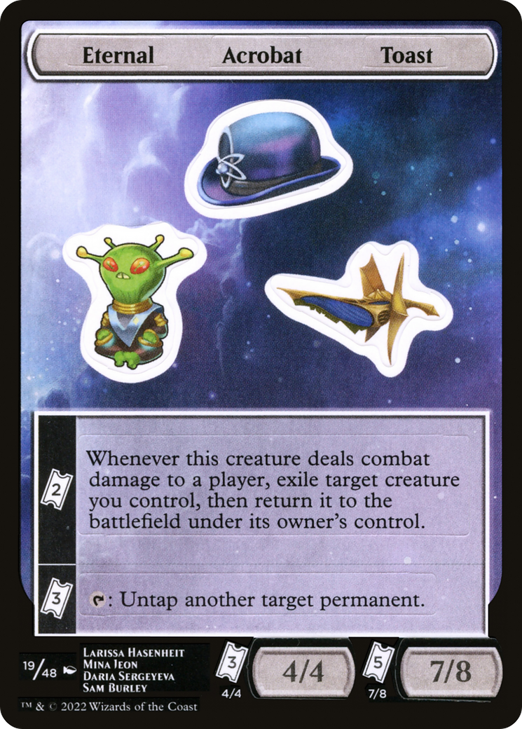 Eternal Acrobat Toast (UNF-019) - Unfinity Sticker Sheets