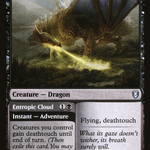 Topaz Dragon // Entropic Cloud (CLB-153) - Commander Legends: Battle for Baldur's Gate