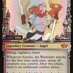 Aurelia, the Warleader (MUL-165) - Multiverse Legends: (Showcase) Foil