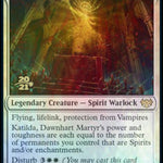 Katilda, Dawnhart Martyr // Katilda's Rising Dawn (PRE-021) - Innistrad: Crimson Vow Promos: (Double Faced Transform) Foil