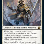 Brutal Cathar // Moonrage Brute (MID-007) - Innistrad: Midnight Hunt: (Double Faced Transform)