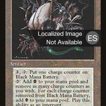 Black Mana Battery (4BB-) - Fourth Edition Foreign Black Border