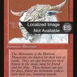 Hurloon Minotaur (4BB-) - Fourth Edition Foreign Black Border