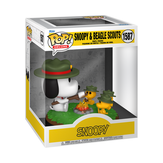 (PRE-ORDER) POP! Deluxe: Peanuts- Snoopy w/WS(Camping)