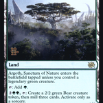 Argoth, Sanctum of Nature (PRE-256) - The Brothers' War Promos Foil