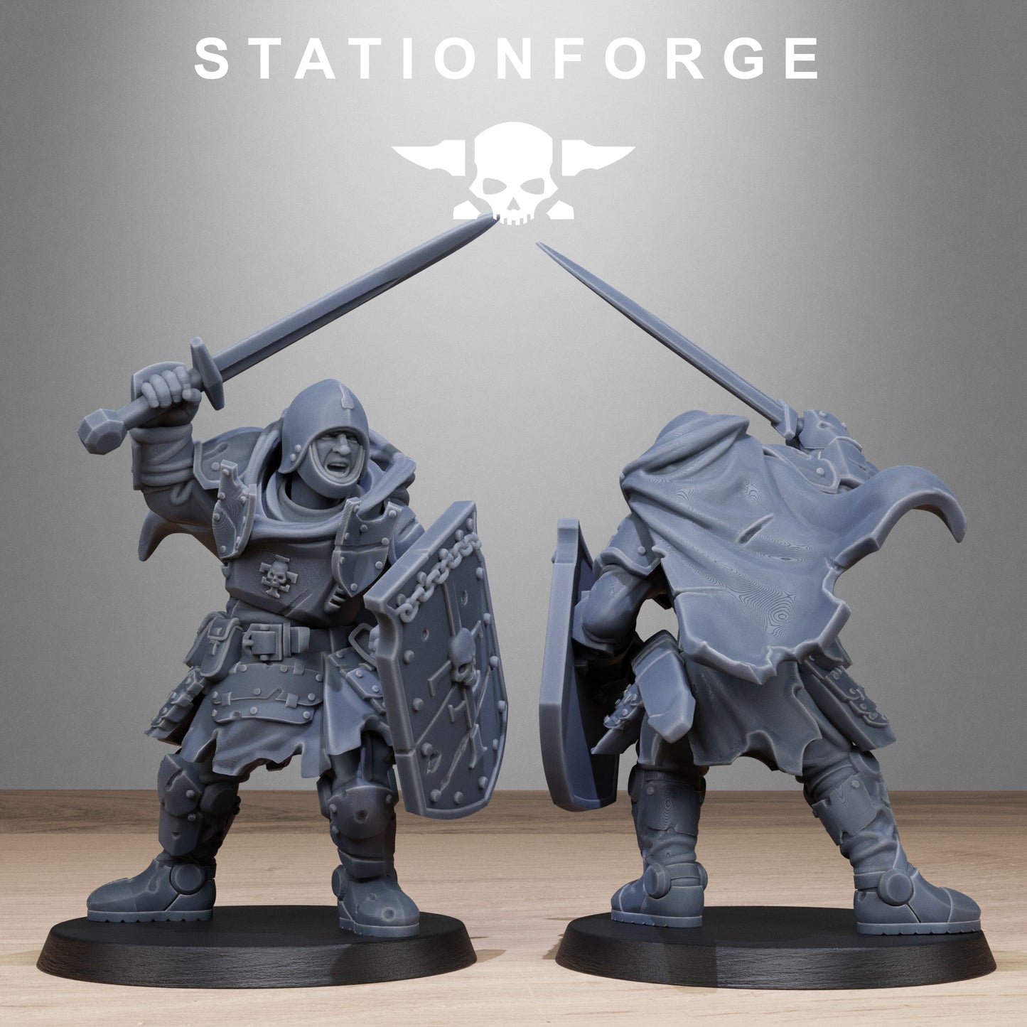 3D Printed RoyalGuard Bloodwardens by StationForge Miniatures