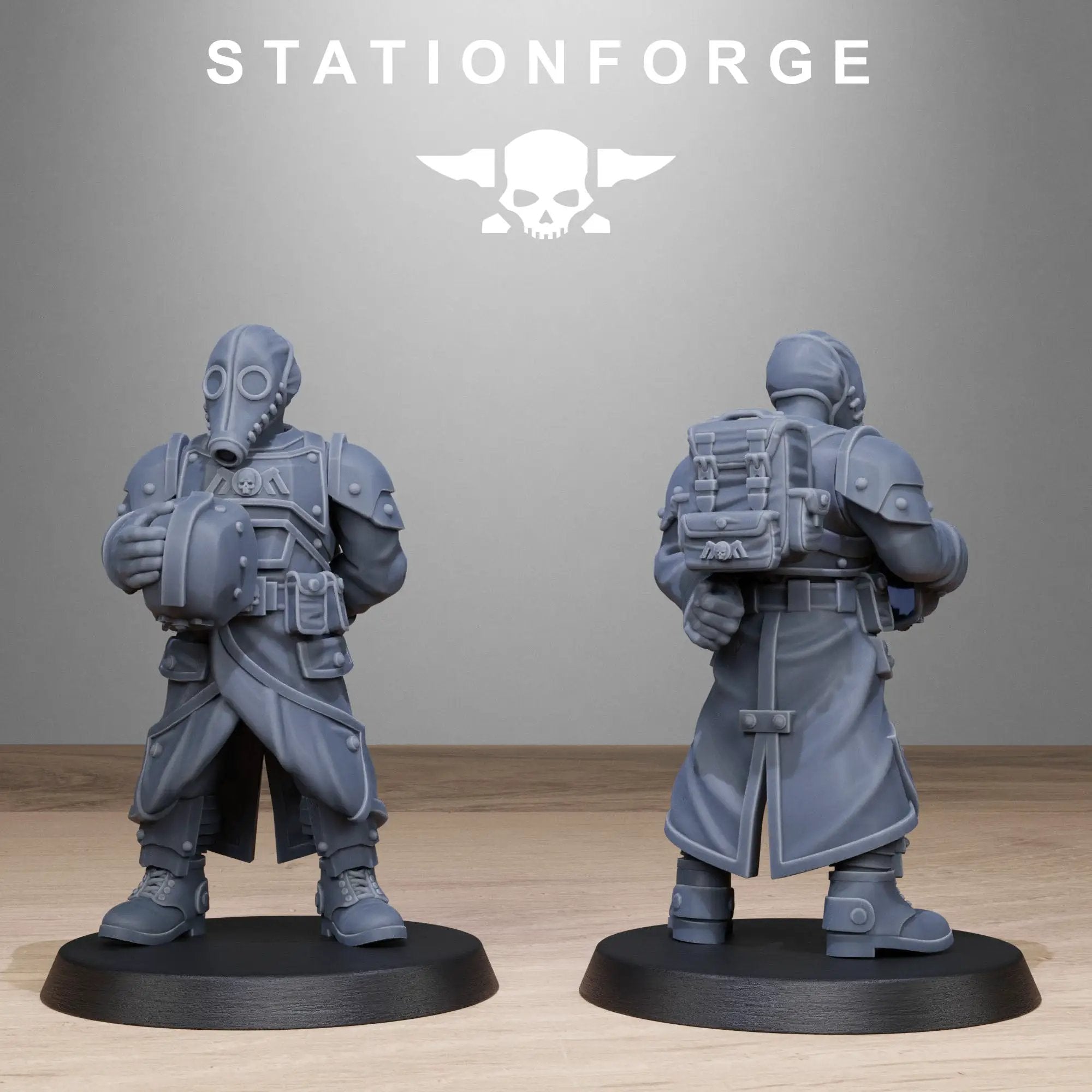 3D Printed GrimGuard Vigils by StationForge Miniatures by Last Hope Miniatures