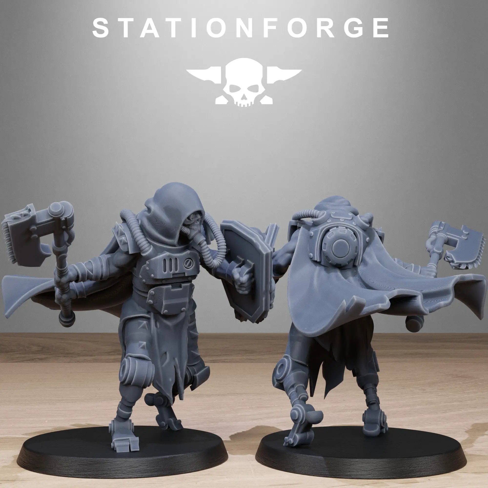 3D Printed Corrupted Guard Butchers by StationForge Miniatures by Last Hope Miniatures
