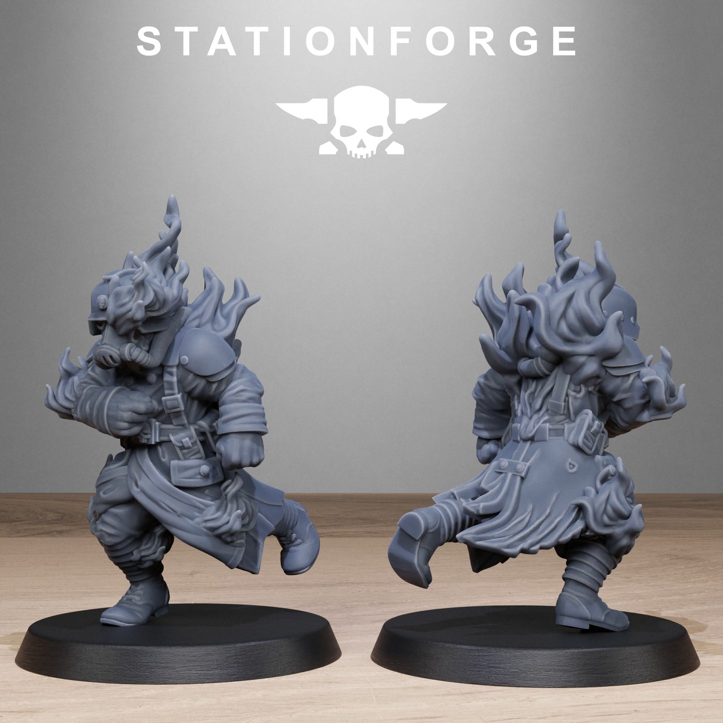 3D Printed GrimGuard Objective Markers by Stationforge Miniatures
